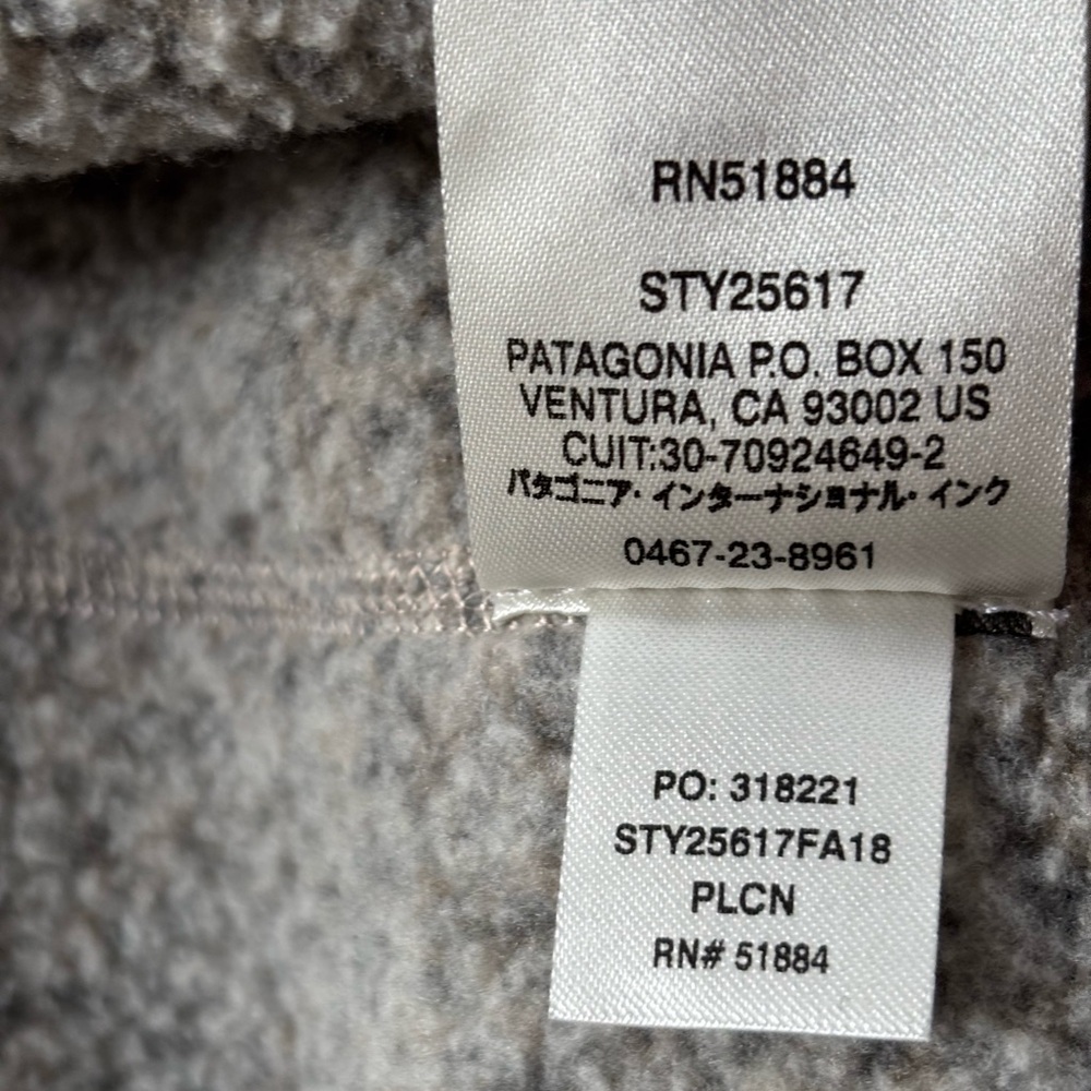 Patagonia Women’s Better Sweater 1/4 Zip Fleece Size Medium - Picture 5 of 13